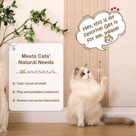 MewraThetify Cat Wand Toy (HuntMaster)