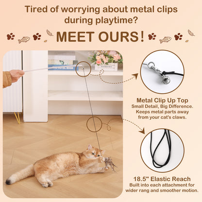 Spinning Cat Wand Toy (String Version)