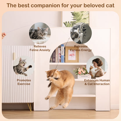 Spinning Cat Wand Toy (String Version)