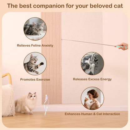 MewraThetify Cat Wand Toy (BioBugs)