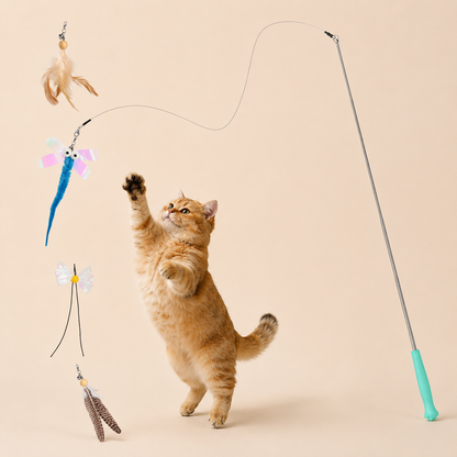 MewraThetify Cat Wand Toy (HuntMaster)
